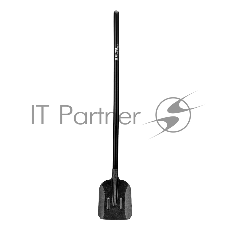 Лопата совковая, 235х285х1430 мм, ребра жесткости, удлиненная, деревянный черенок, LUXE// Palisad