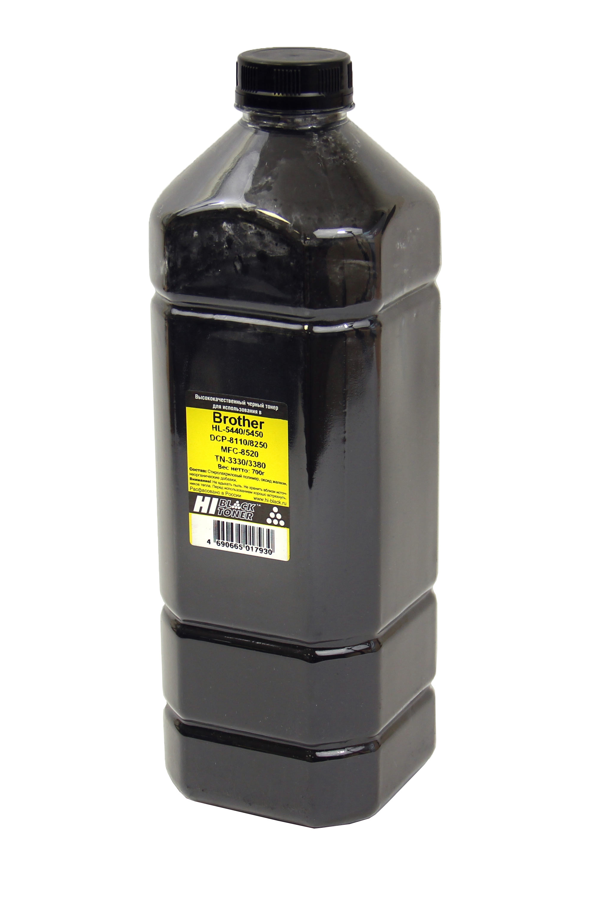 Тонер Hi-Black для Brother HL-5440/DCP-8110/MFC-8520 (TN-3330/3380), Bk, 700 г, канистра