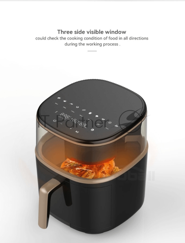 Аэрогриль LEACCO AF017 Air Fryer Black