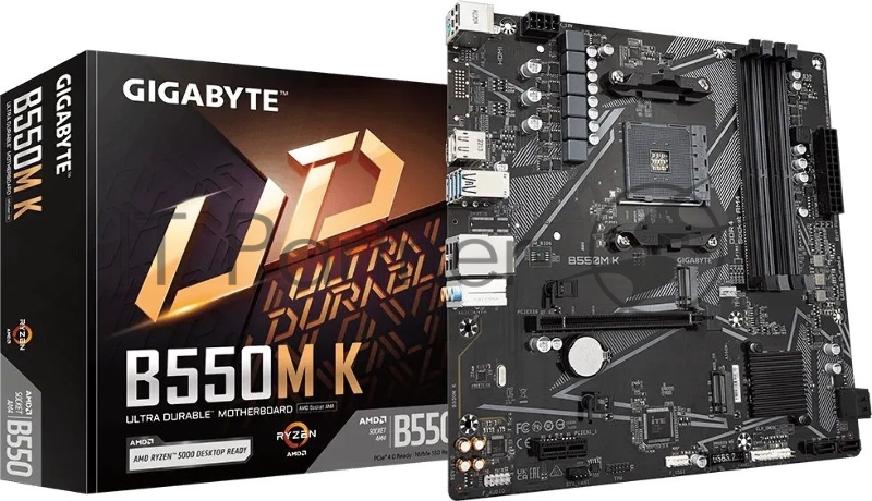 Материнская плата Gigabyte B550M K (V1.1) AMD B550 SAM4 MATX