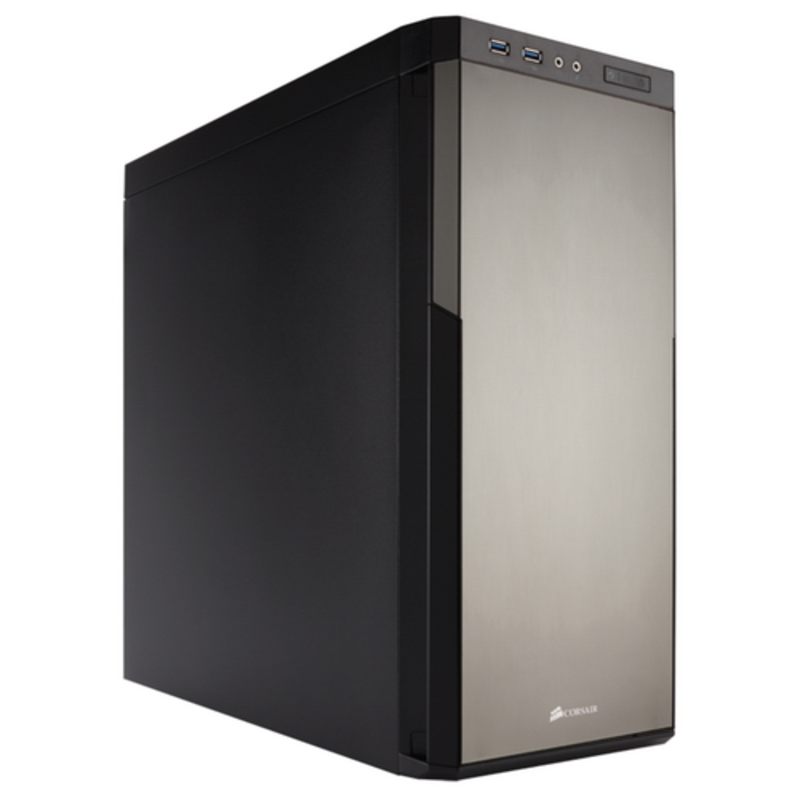 Корпус Miditower Corsair Carbide 330R Titanium Edition CC-9011071-WW, ATX, черный (без БП)