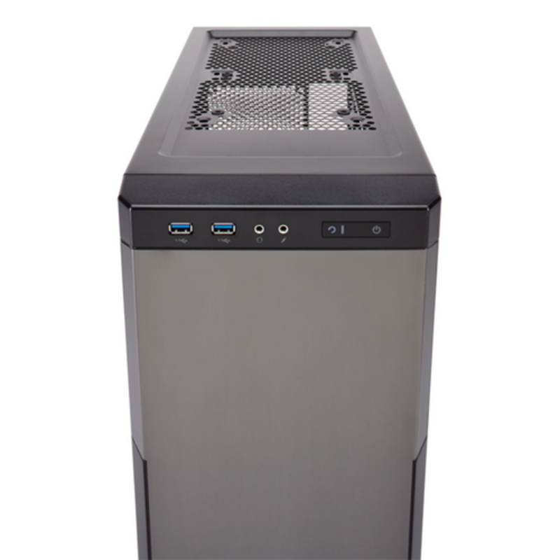 Корпус Miditower Corsair Carbide 330R Titanium Edition CC-9011071-WW, ATX, черный (без БП)