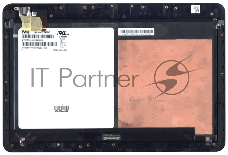 Модуль (матрица + тачскрин) для Asus Transformer Book T300FA черный с рамкой