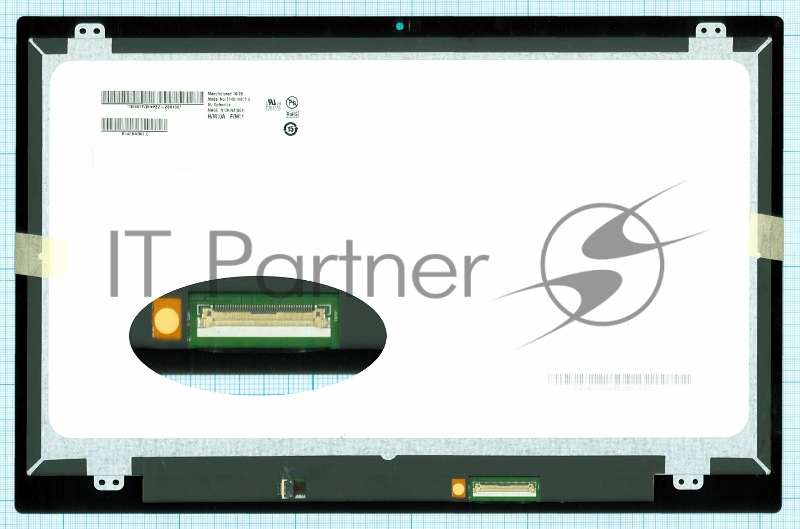 Модуль (матрица + тачскрин) для Acer Aspire R14 R5-471T черный