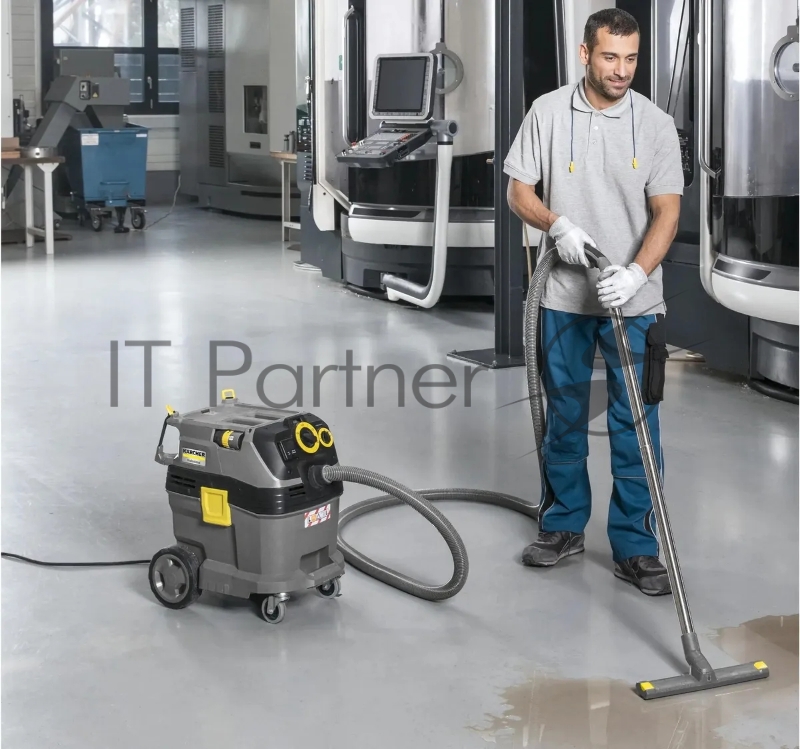 Строительный пылесос Karcher NT 30/1 Tact Te L 1380Вт (уборка: сухая/влажная) серый