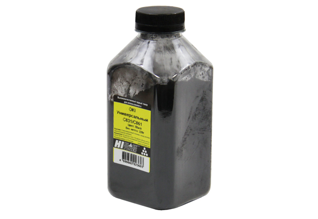 Тонер Hi-Black Универсальный для Oki С831/C861, Bk, 220 г, банка