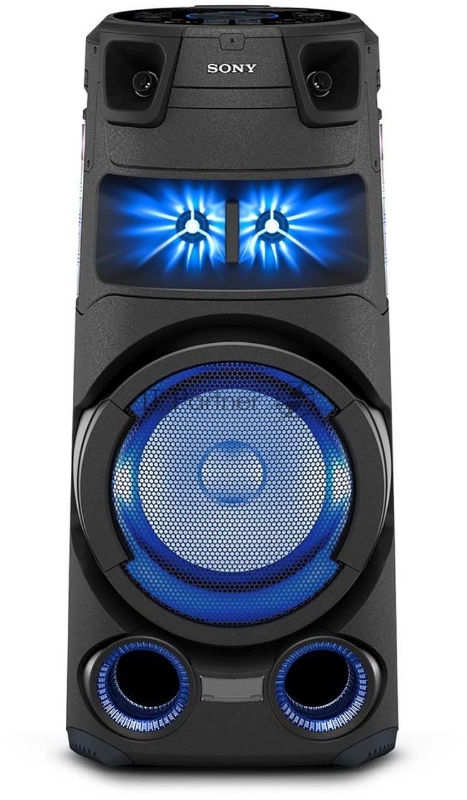 Минисистема Sony MHC-V73D черный CD CDRW DVD DVDRW FM USB BT