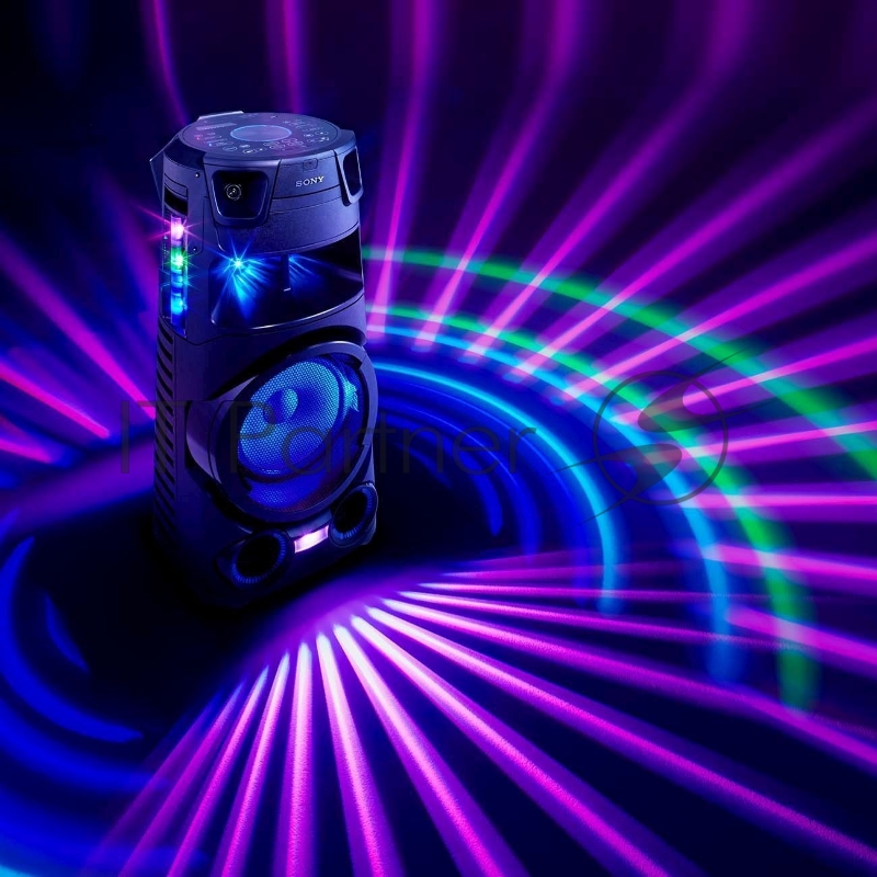 Минисистема Sony MHC-V73D черный CD CDRW DVD DVDRW FM USB BT