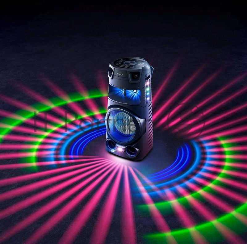 Минисистема Sony MHC-V73D черный CD CDRW DVD DVDRW FM USB BT