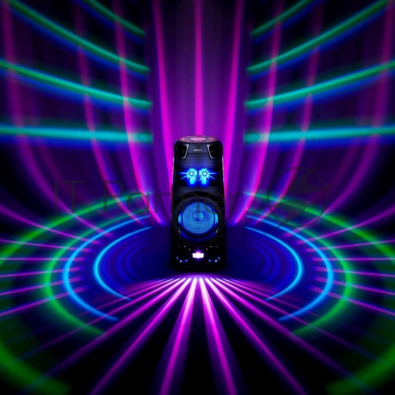 Минисистема Sony MHC-V73D черный CD CDRW DVD DVDRW FM USB BT