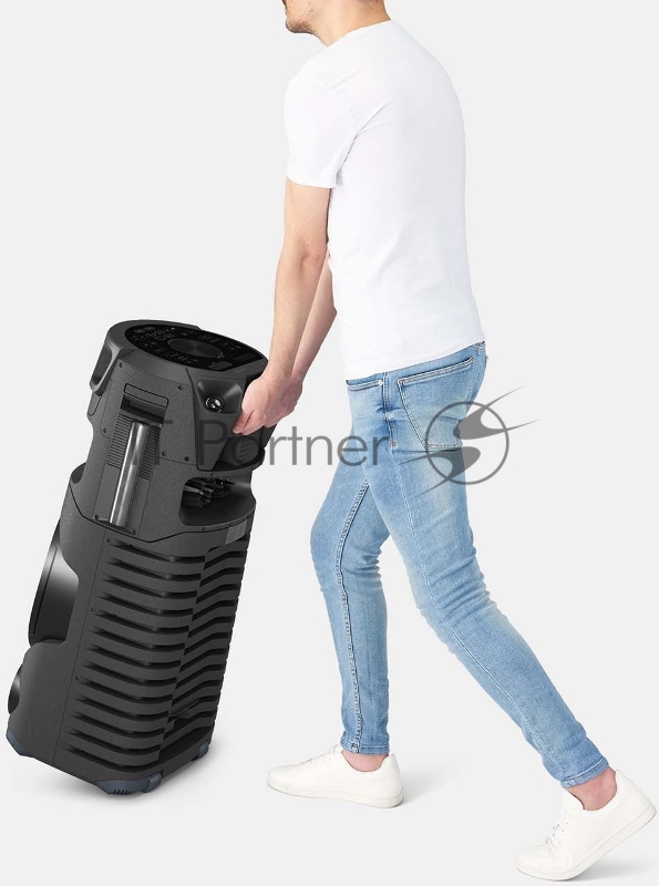 Минисистема Sony MHC-V73D черный CD CDRW DVD DVDRW FM USB BT