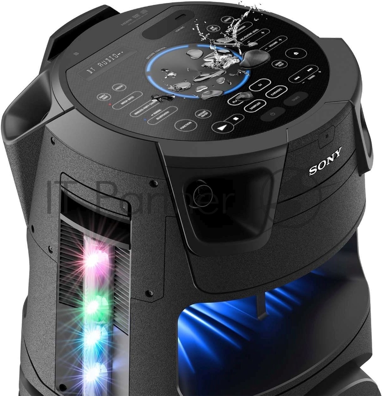 Минисистема Sony MHC-V73D черный CD CDRW DVD DVDRW FM USB BT