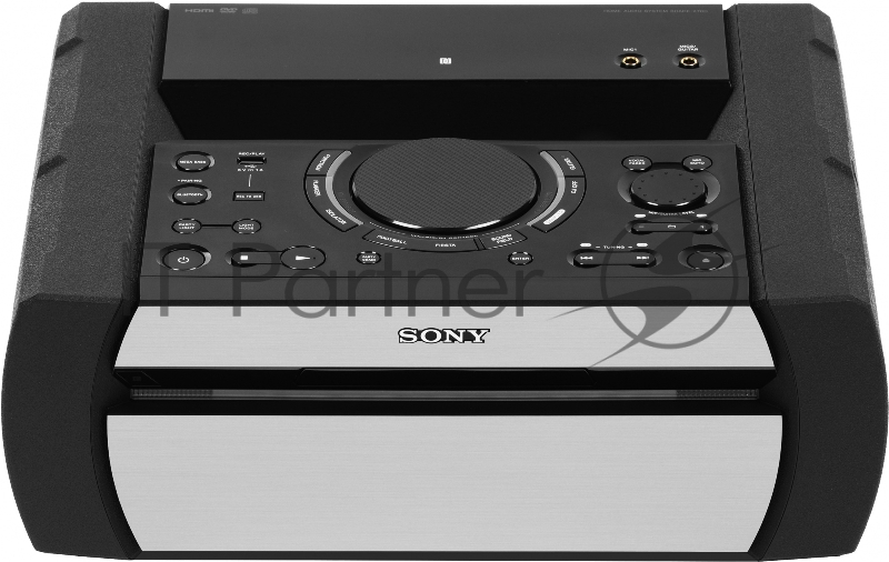 Минисистема Sony SHAKE-X70 черный CD CDRW DVD DVDRW BR FM USB BT