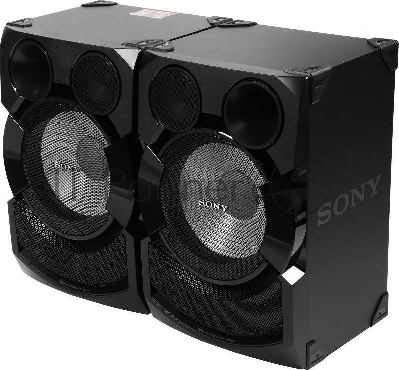 Минисистема Sony SHAKE-X70 черный CD CDRW DVD DVDRW BR FM USB BT