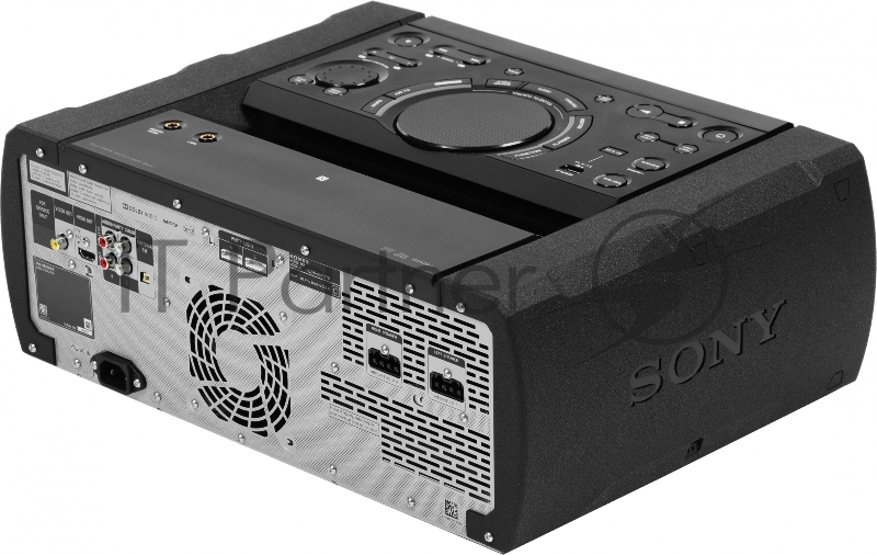 Минисистема Sony SHAKE-X70 черный CD CDRW DVD DVDRW BR FM USB BT