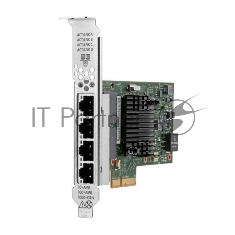 Сетевой адаптер/ Broadcom BCM5719 Ethernet 1Gb 4-port BASE-T Adapter for HPE