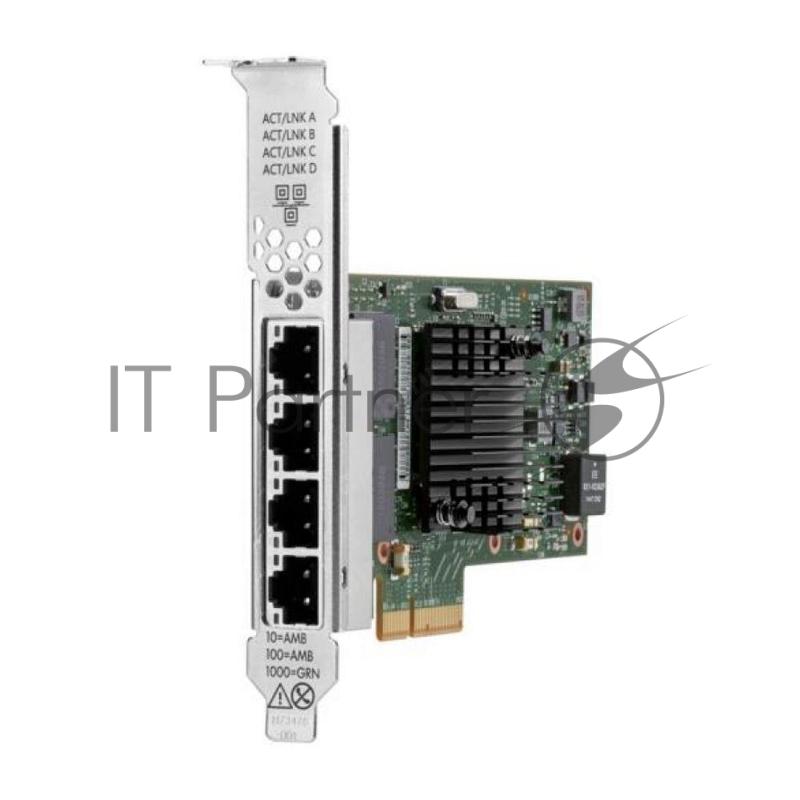 Сетевой адаптер/ Broadcom BCM5719 Ethernet 1Gb 4-port BASE-T Adapter for HPE