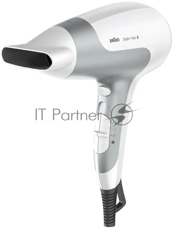 Фен Braun BRHD580E 2500Вт белый/серебристый