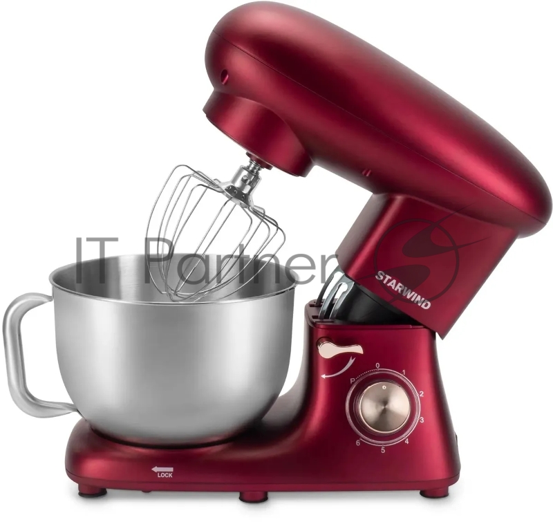 Миксер планетарный Starwind SPM7170 1600Вт гранатовый