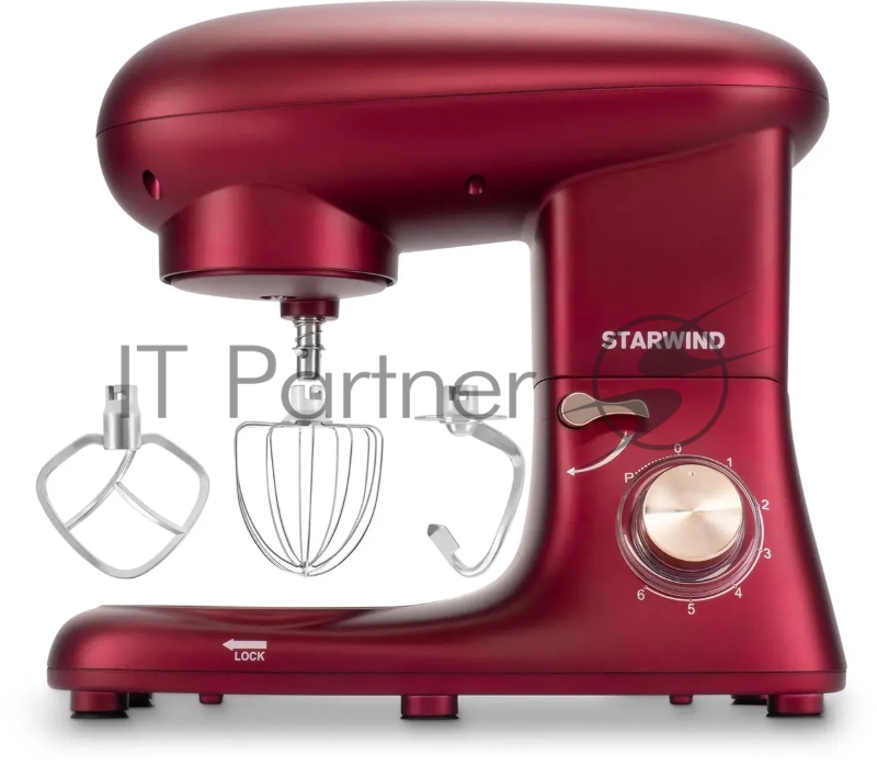 Миксер планетарный Starwind SPM7170 1600Вт гранатовый