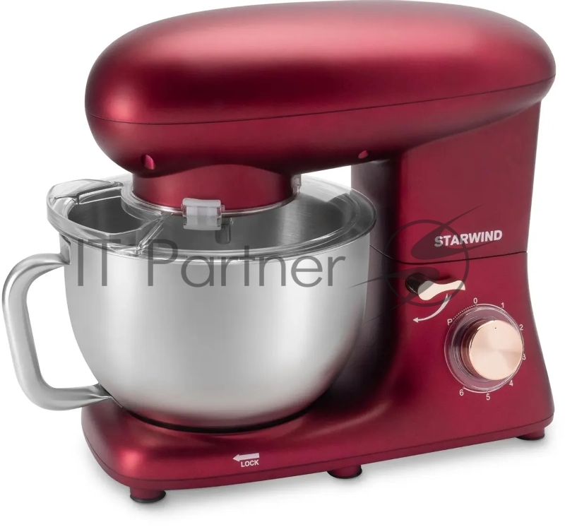 Миксер планетарный Starwind SPM7170 1600Вт гранатовый