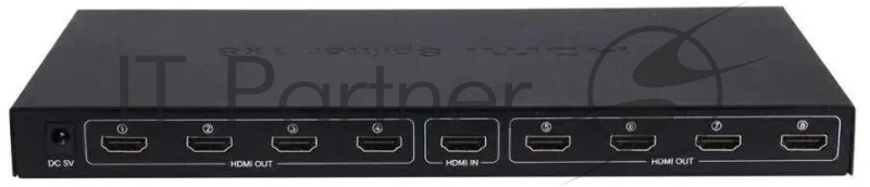 Сплиттер аудио-видео Premier 5-872-8 HDMI (f)/8xHDMI (f) черный