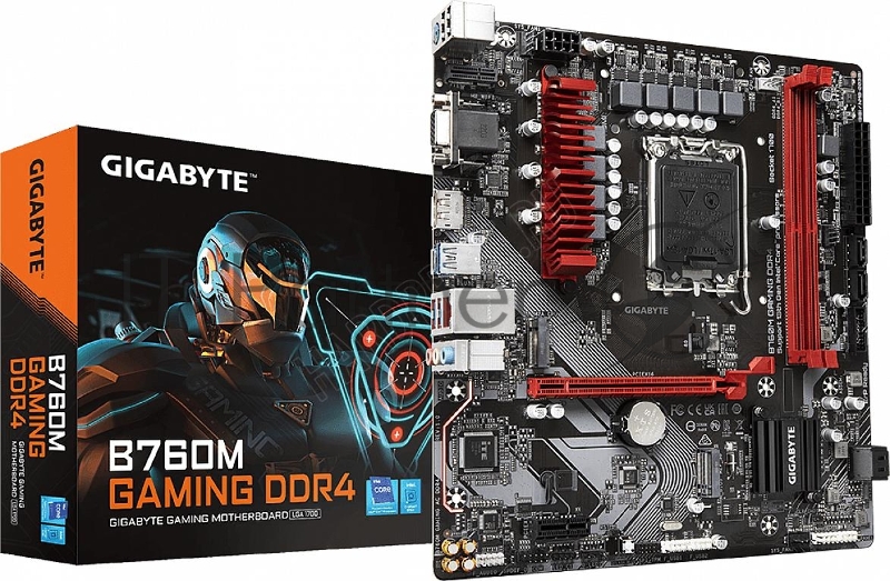 Материнская плата Gigabyte B760M GAMING DDR4 (V1.1) B760 S1700 MATX