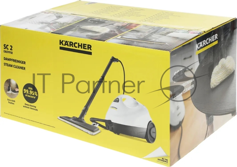 Пароочиститель напольный Karcher EasyFix SC 2 1500Вт белый