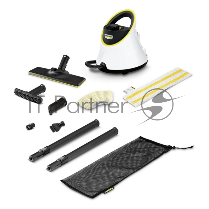 Пароочиститель напольный Karcher EasyFix SC 2 Deluxe 1500Вт белый