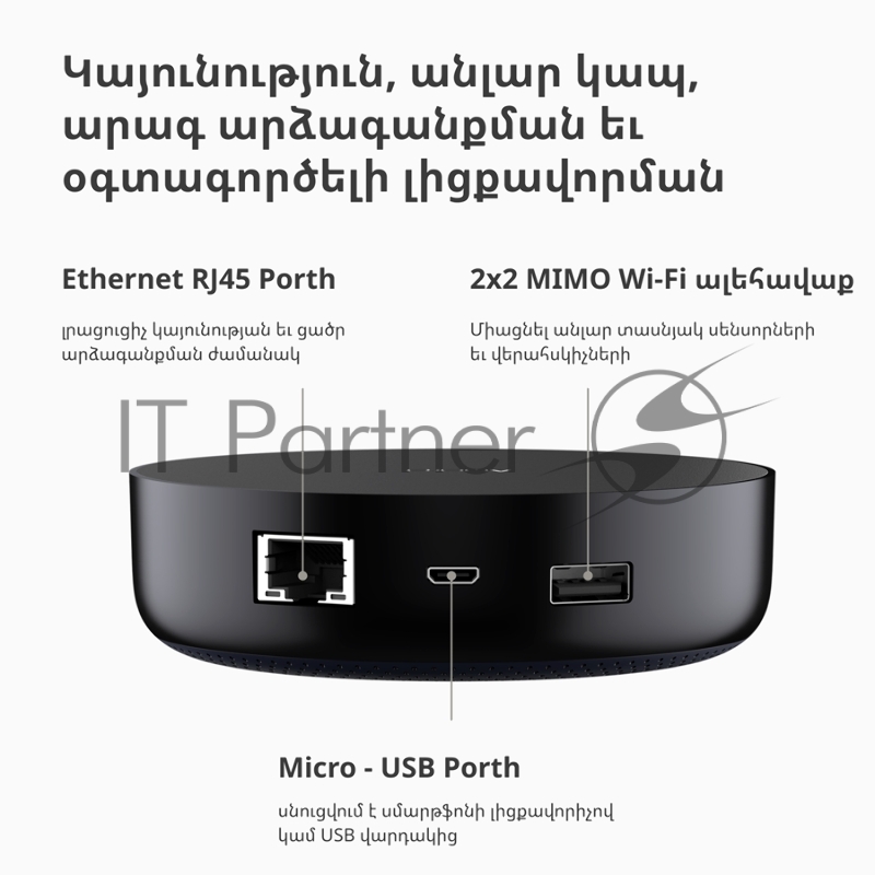 Центр управления Aqara Hub M2 (HM2-G01)