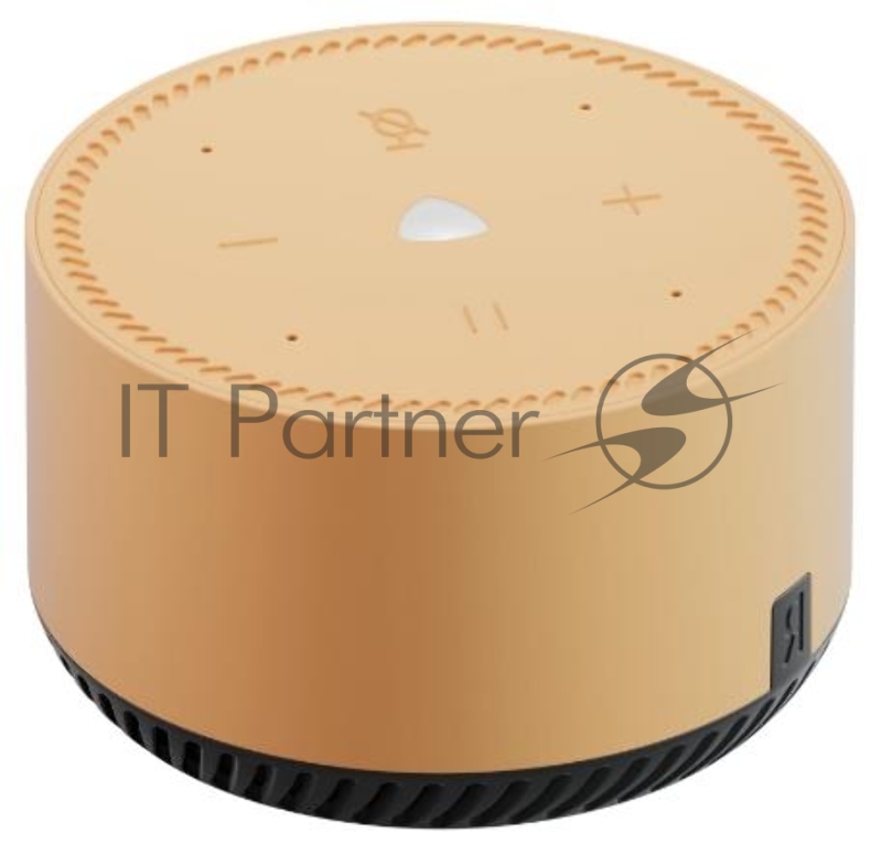 Умная колонка Yandex Станция Лайт Алиса бежевый 5W Android/iOS (YNDX-00025B)