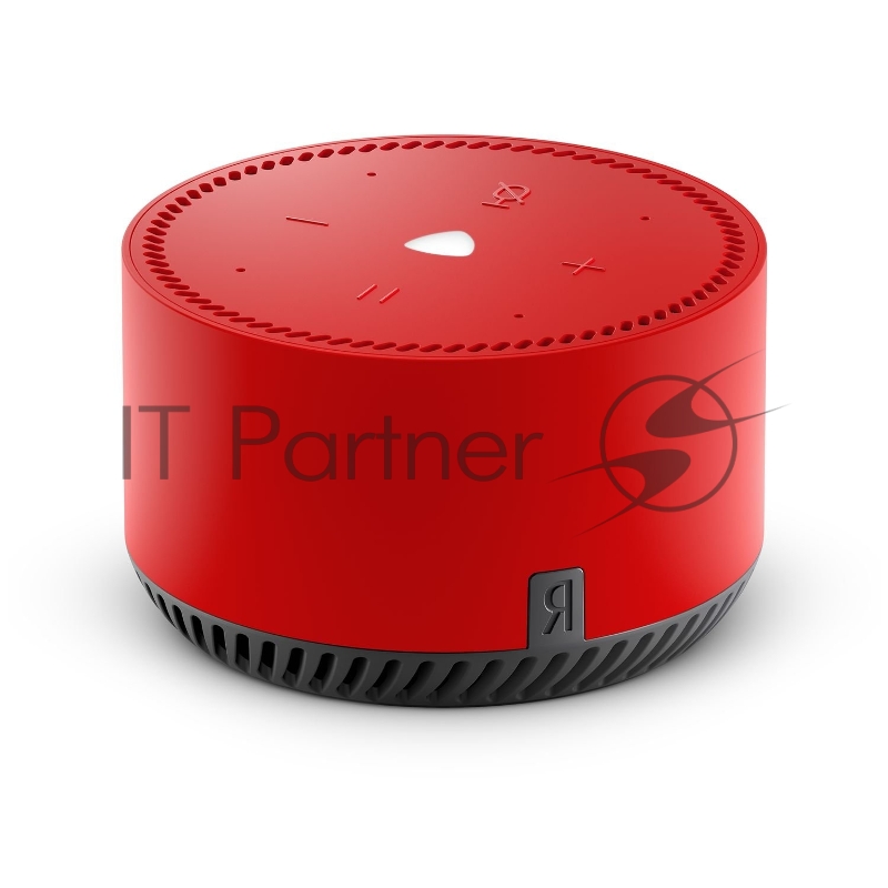 Умная колонка Yandex Станция Лайт Алиса красный 5W 1.0 BT 10м (YNDX-00025R)