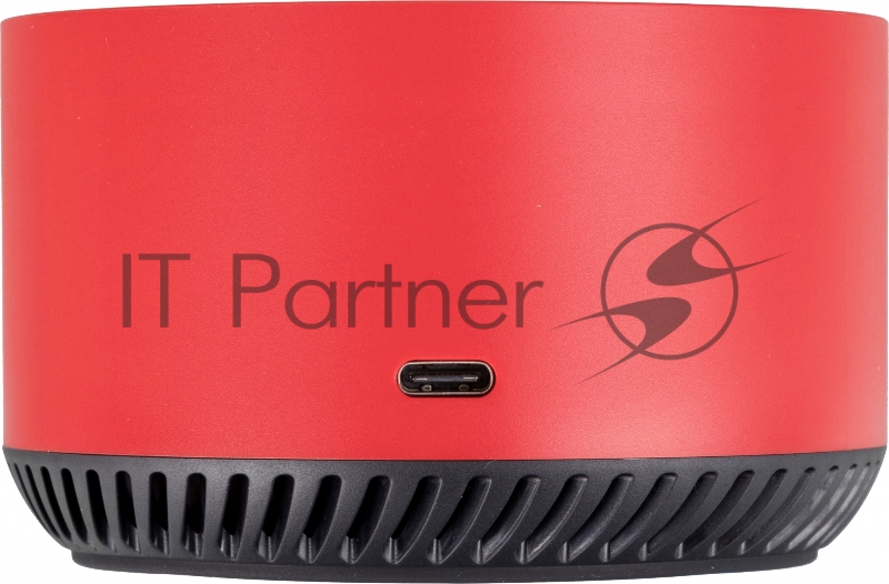 Умная колонка Yandex Станция Лайт Алиса красный 5W 1.0 BT 10м (YNDX-00025R)