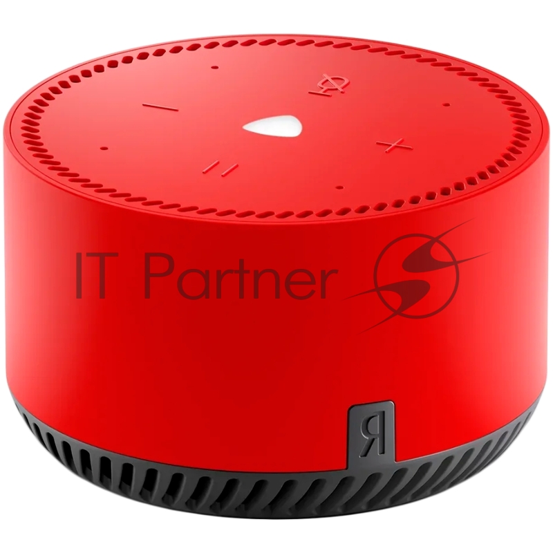 Умная колонка Yandex Станция Лайт Алиса красный 5W 1.0 BT 10м (YNDX-00025R)