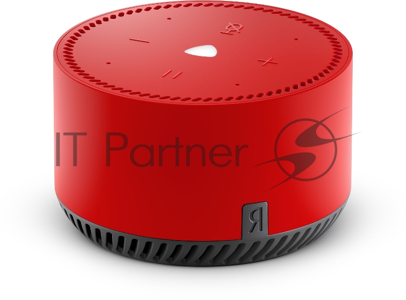 Умная колонка Yandex Станция Лайт Алиса красный 5W 1.0 BT 10м (YNDX-00025R)