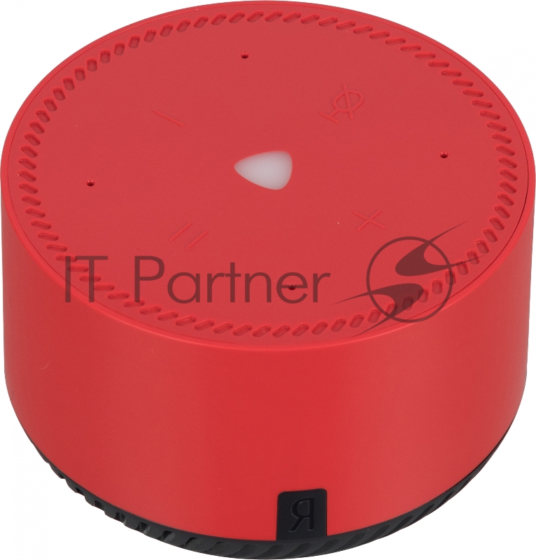 Умная колонка Yandex Станция Лайт Алиса красный 5W 1.0 BT 10м (YNDX-00025R)