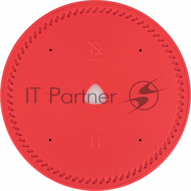 Умная колонка Yandex Станция Лайт Алиса красный 5W 1.0 BT 10м (YNDX-00025R)