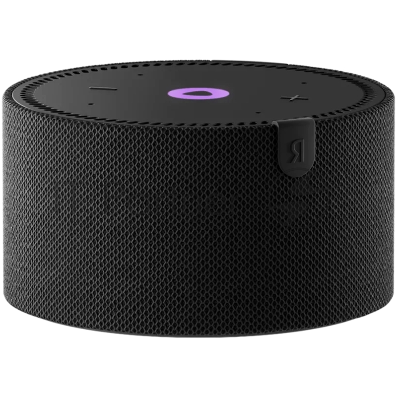 Умная колонка Яндекс Станция Мини 2 Bluetooth 5.0, мощность 10 Вт, вес 260 г, цвет черный YNDX-00021K (без часов)