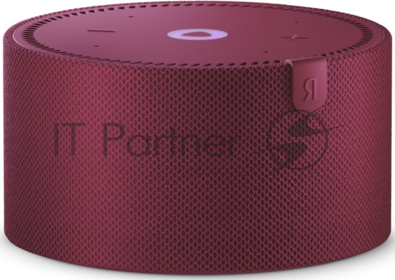 Умная колонка Яндекс Станция Мини 2 Bluetooth 5.0, мощность 10 Вт, вес 260 г, цвет красныйYNDX-00021R (без часов)