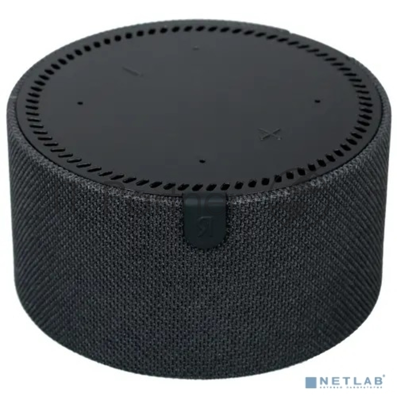 Яндекс Станция Мини 2 черная (c часами) (YNDX-00020K)