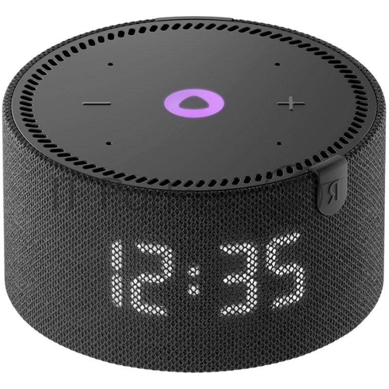 Яндекс Станция Мини 2 черная (c часами) (YNDX-00020K)