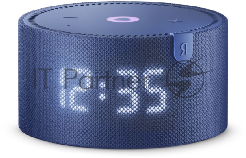 Яндекс Станция Мини 2 синяя (c часами) (YNDX-00020B)