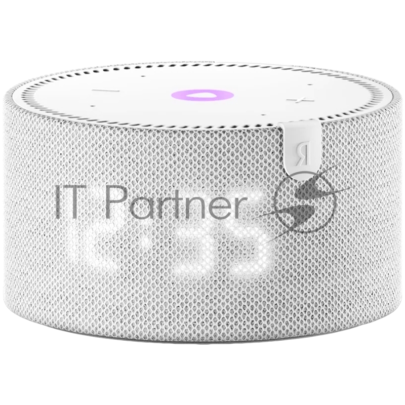 Умная колонка Yandex Станция Новая Станция Мини с часами Алиса серый 10W 1.0 BT 10м (YNDX-00020G)