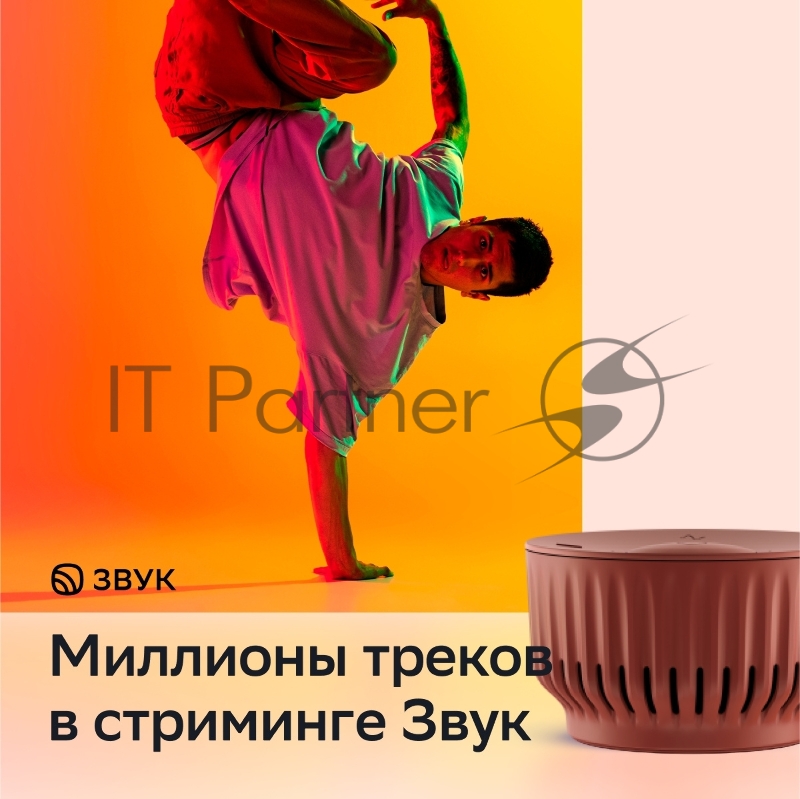 Акустическая система серии SberBoom Mini модели SBDV-00095, цвет марсианский красный, торговой марки SBER