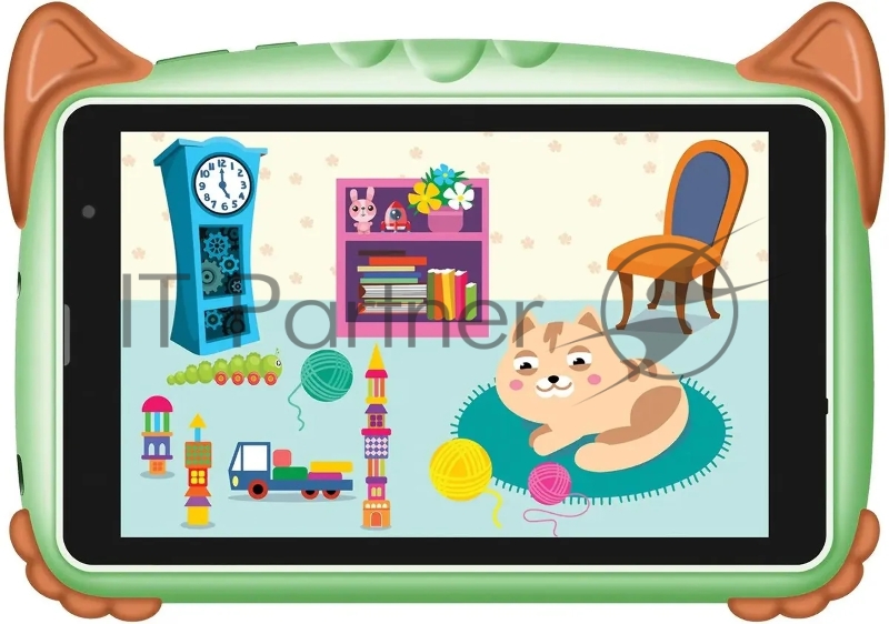 Планшет SunWind Kids 8280C T310 (1.8) 4C RAM2Gb ROM32Gb 8 IPS 1280x800 3G 4G Android 12 мятный 2Mpix 2Mpix BT GPS WiFi Touch microSD 128Gb 4000mAh