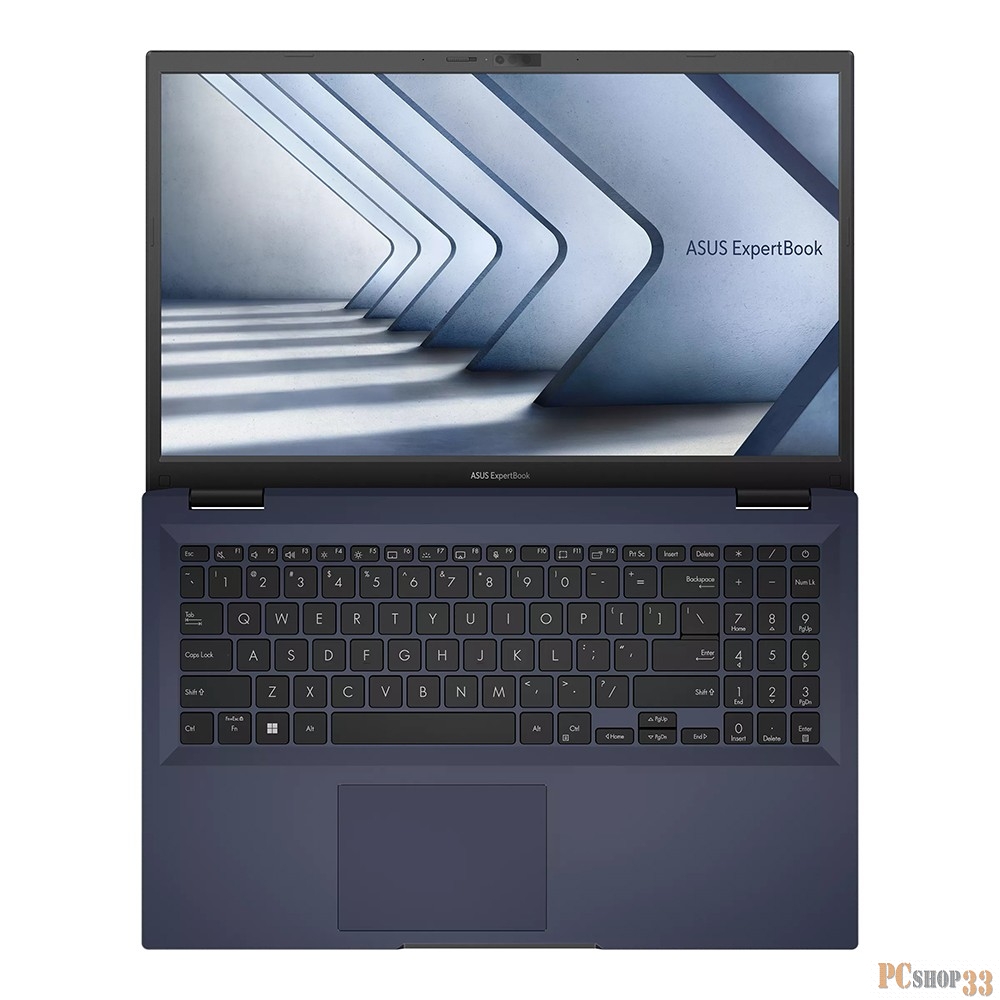 Ноутбук Asus ExpertBook B1 B1502CBA-BQ2733W Core i7 1255U 16Gb SSD512Gb Intel UHD Graphics 15.6 IPS FHD (1920x1080) Windows 11 Home black WiFi BT Cam (90NX05U1-M031D0)