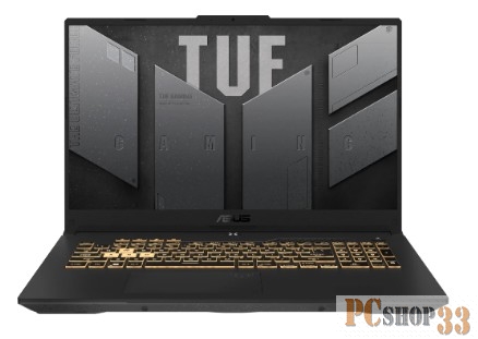 Ноутбук Asus TUF Gaming F17 FX707ZC4-HX076 Core i5 12500H 16Gb SSD512Gb NVIDIA GeForce RTX 3050 4Gb 17.3 IPS FHD (1920x1080) noOS grey WiFi BT Cam (90NR0GX1-M00610)
