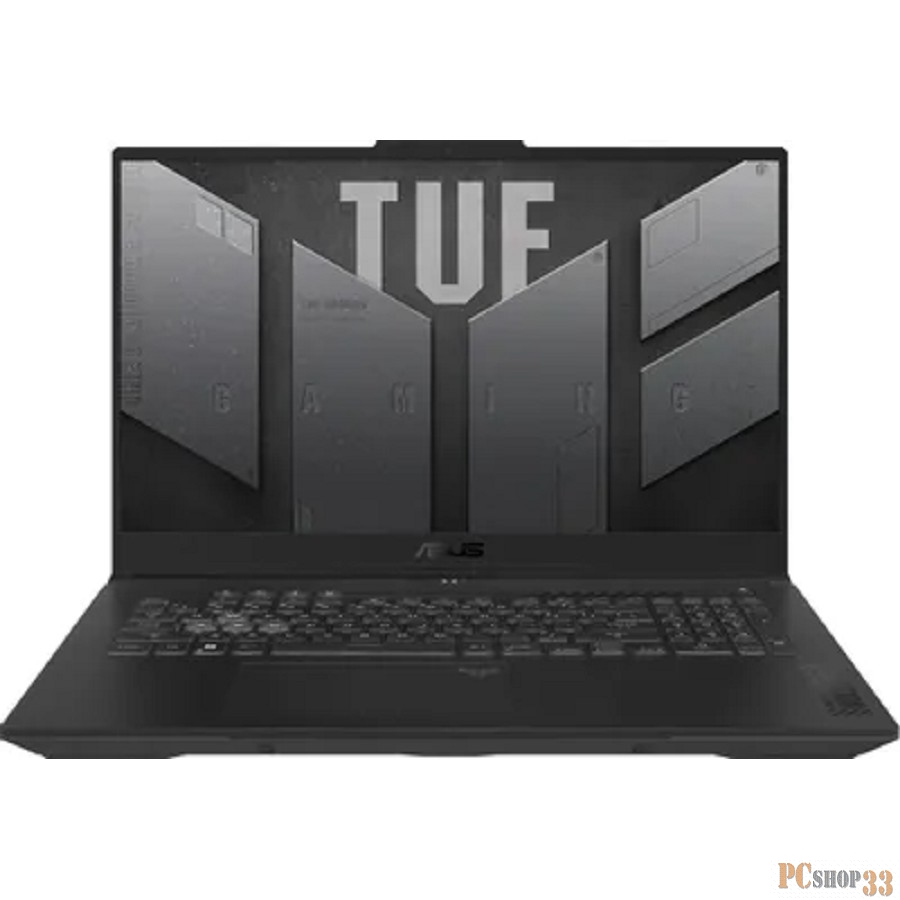 Ноутбук Asus TUF Gaming F17 FX707ZV4-HX084W Core i7 12700H 16Gb SSD512Gb NVIDIA GeForce RTX4060 8Gb 17.3 IPS FHD (1920x1080) Windows 11 Home grey WiFi BT Cam (90NR0FB5-M00520)