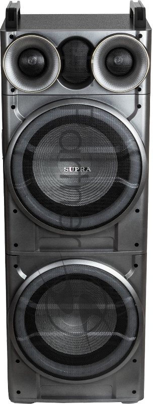 Минисистема Supra SMB-2150 черный 1200Вт FM USB BT SD (в комплекте: активн.+пассив.колонки)