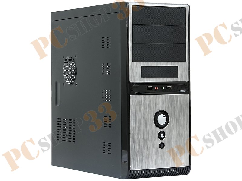 Корпус Miditower Codegen 3336-A11, ATX, черно-серебр. (450Вт)
